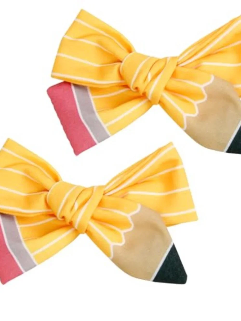 Pencil Hair Clips Back to School Hair Bows for Teacher Student First Day Gifts